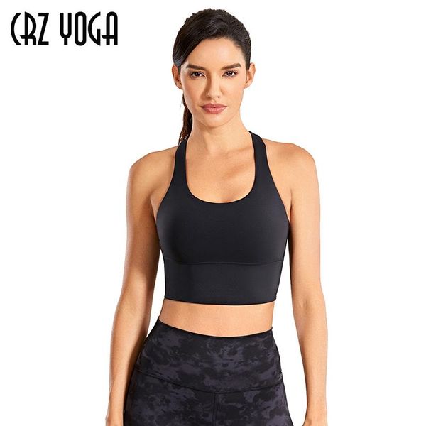 

women's longline strappy sports bras wirepadded gym clothing, White;black