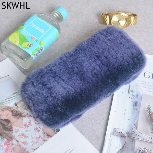 

scarves winter scarf luxury real fur warm fashion soft thicken snood shawl for women rex ring headbands, Blue;gray