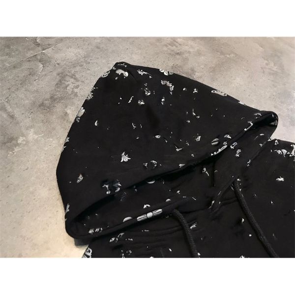 

21s autumn new men's and women's hooded sweater, Black