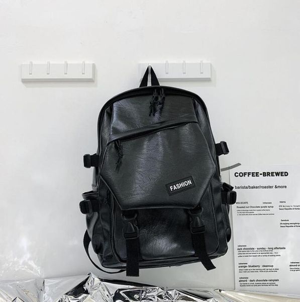 

men/women pu shoulder bag casual fashion backpack travel for