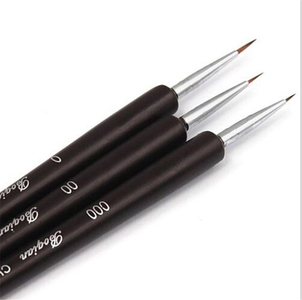 

acrylic french nail art design painting & dotting pen polish brushes black kits