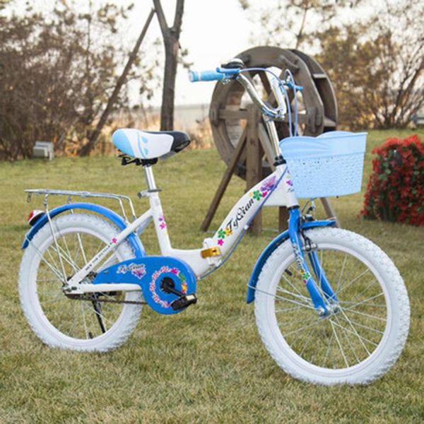 

children's folding bicycle 22-inch princess dot student foldable bikes