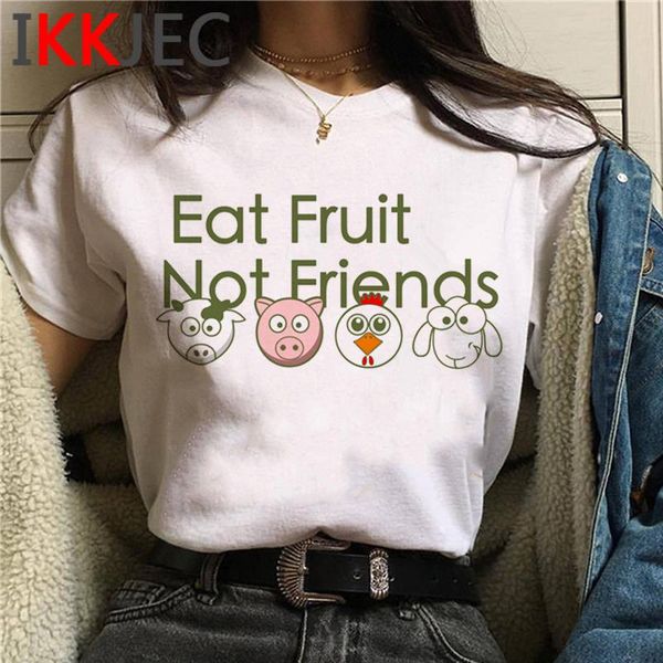 

vegan tshirt women aesthetic harajuku white t shirt tumblr japanese summer women's t-shirt