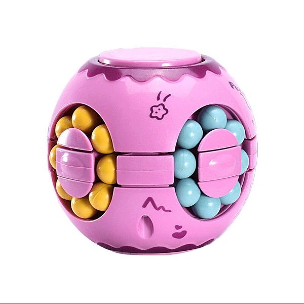 

magic puzzle ball bundle stress toys beans anti anxiety relief decompression toy educational brain development cube spinner