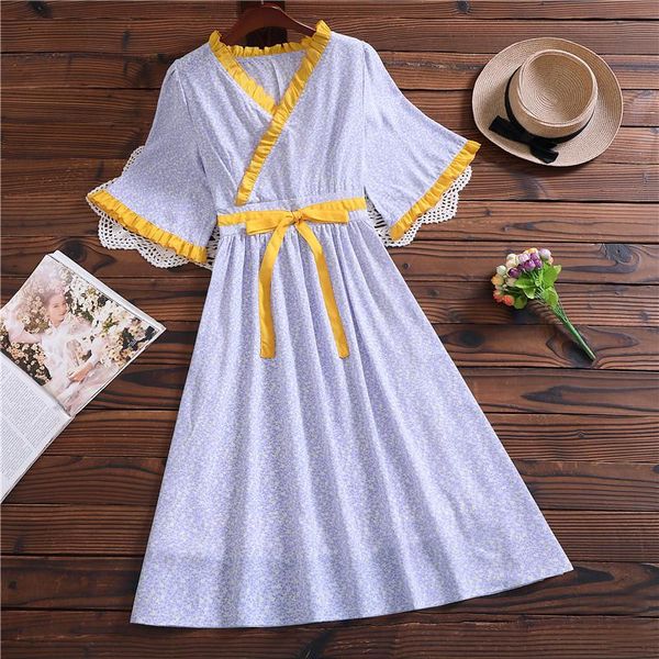 

party dresses mori girl sute sweet dress japan style summer fashion short sleeve solid, White;black