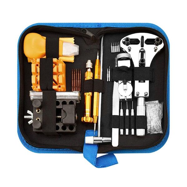 

professional hand tool sets 152pcs watch link pin remover back case opener with hammer adjuster watchmaker repair tools kit watches strap ac