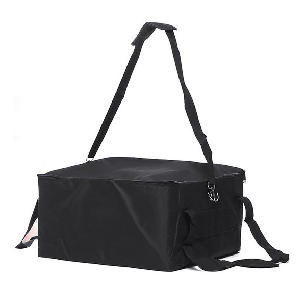 

storage bags 16 inch fresh food pizza delivery bag holder box oxford cloth portable strength red insulated easy use durable thermal