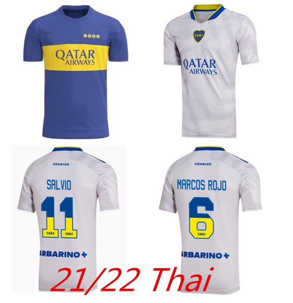 

21 22 boca juniors soccer jersey carlitos maradona tevez de rossi 2021 2022 third home away football shirt kids kit + men, Black;yellow