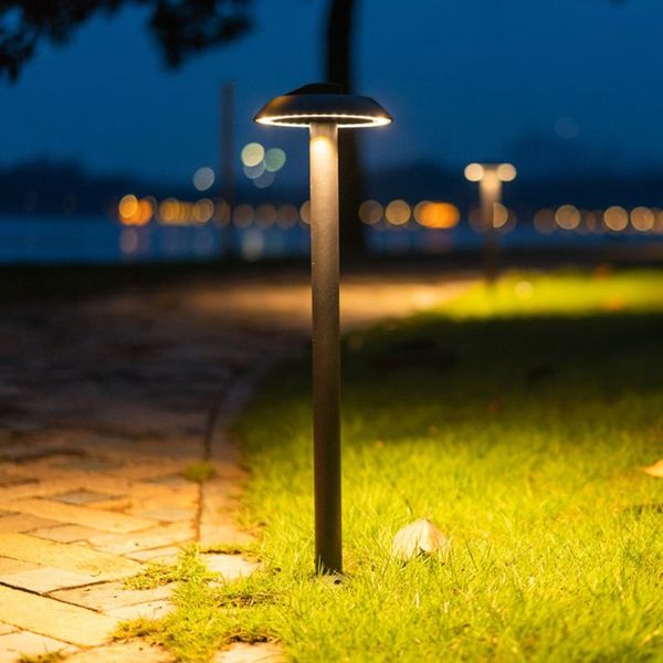 

lawn lamps mushroom led outdoor garden lamp waterproof pole bollards light fixtures courtyard villa park landscape pillar
