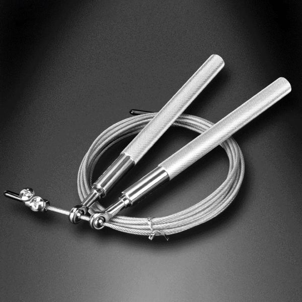 

skipping rope exercise fitness adjustable high speed steel jump double bearing sports home gym workout equipment ropes