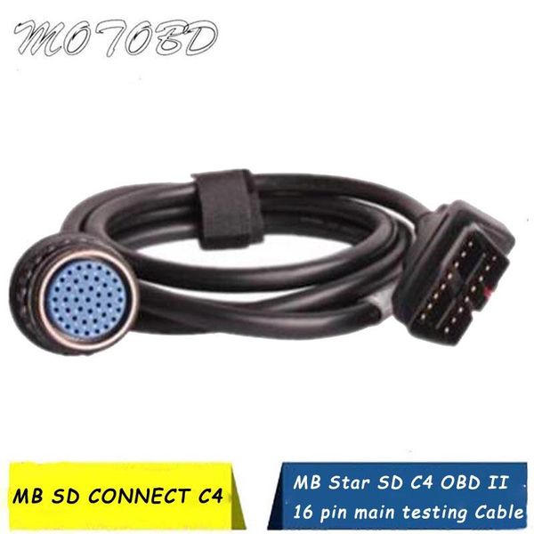 

diagnostic tools 2021 quality sd connect compact4 obd2 16pin cable for mb star c4 obd ii 16 pin main testing