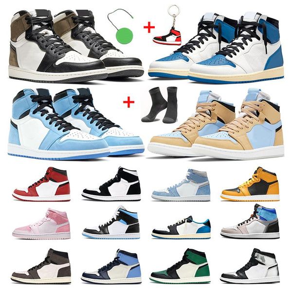 

mens basketball shoes 1s women university military blue hyper royal obsidian dark mocha chicago digital pink pine green sports sneakers trai