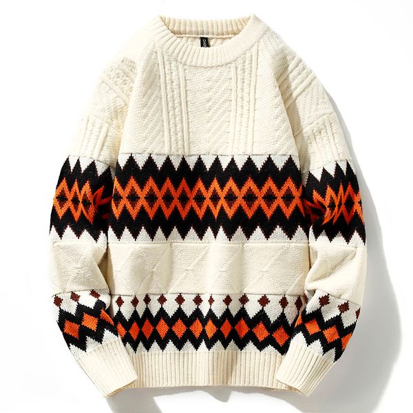 

men's sweaters thick and warm men's sweaters, brand clothing, fashion harajuku, christmas , novelty in winter 2021, White;black