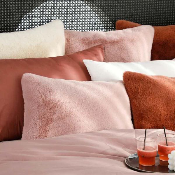 

pillow case plush pillowcase home decoration living room bedroom sofa 45x45cm household products