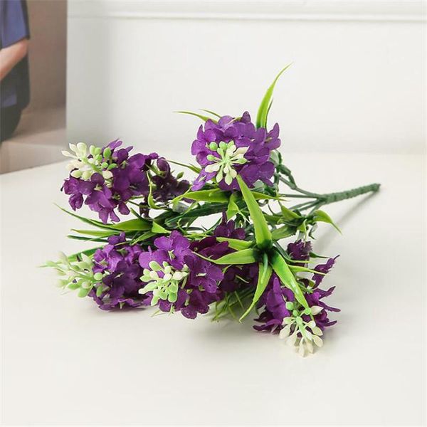 

decorative flowers & wreaths artificial flower simulation plant milan leaves grass home decoration wedding diy wall fake