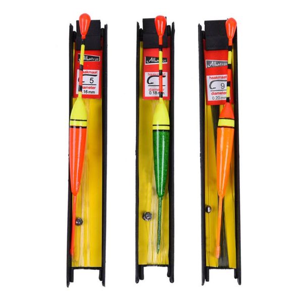 

fishing accessories 3 pcs/lot 5# 7# 9# floats long tail vertical buoy floating float