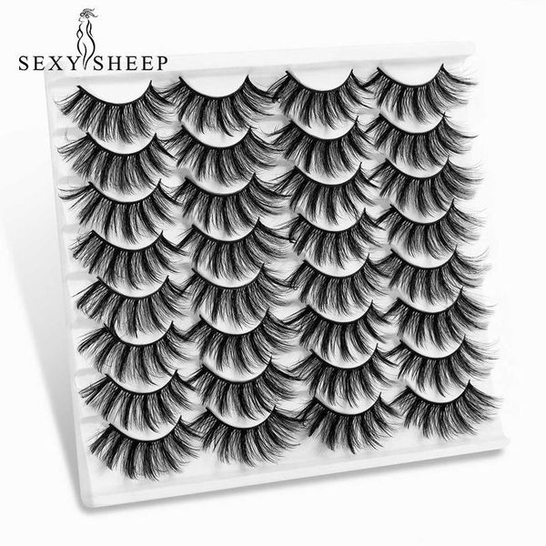 

false eyelashes sexysheep 5/8/16 pairs eyelashs 3d faux mink thick handmade lashes volume soft fake