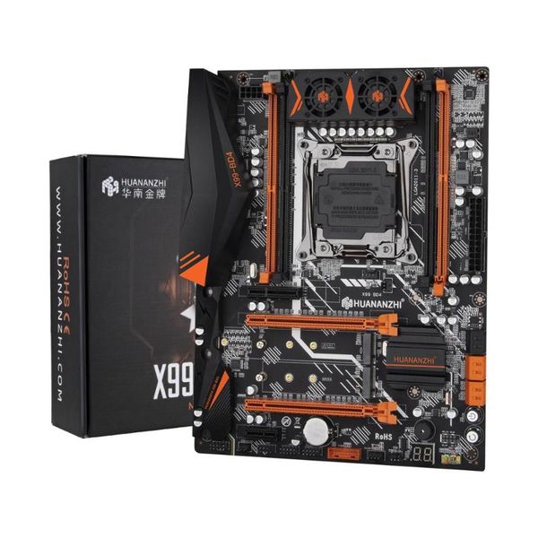 

motherboards huananzhi x99 bd4 v1.1 motherboard intel lga 2011-3 all series ddr4 recc128gb m.2 pci-e nvme ngff atx server mainboard