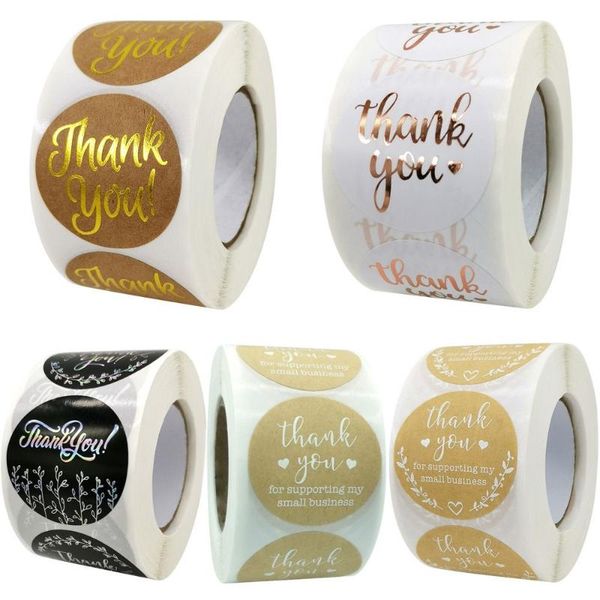 

gift wrap sealing holographic stationery wedding decor paper stickers thank you adhesive label
