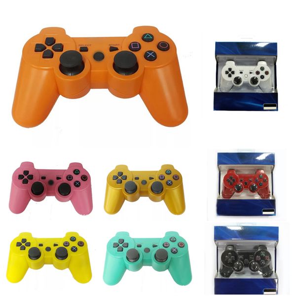 

fast ship dualshock 3 bluetooth wireless controller for ps3 vibration joystick gamepad game controllers with retail box