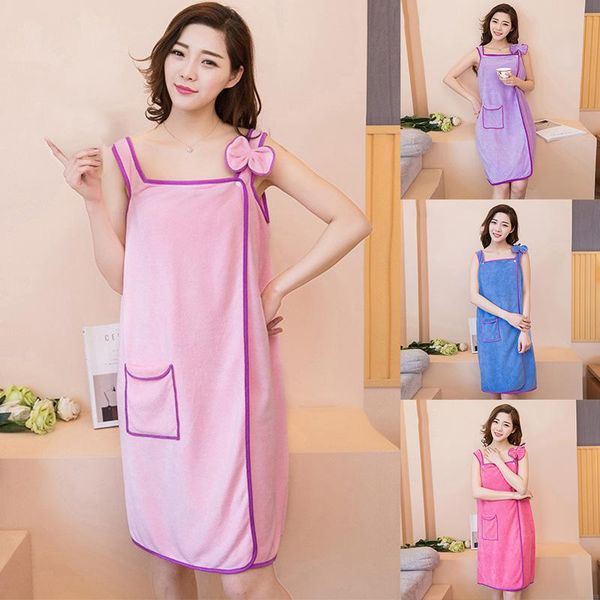

towel women fast drying wearable bath shower spa wrap body beach bathroom cotton super absorbent ti99