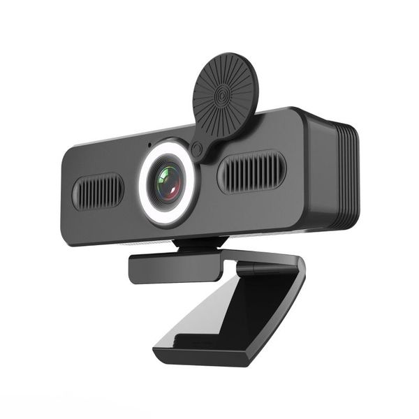 

webcams joyusing 2k 5mp webcam with speakers & microphone for computer lap120 degree view angle qhd usb camera ring light