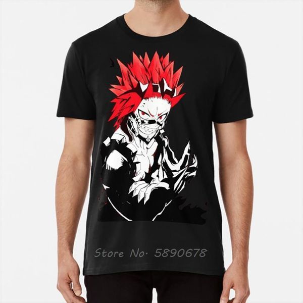 

red riot eijirou kirishima katsuki mens t shirts bakugou shouto todoroki s bakugo all might izuku, White;black
