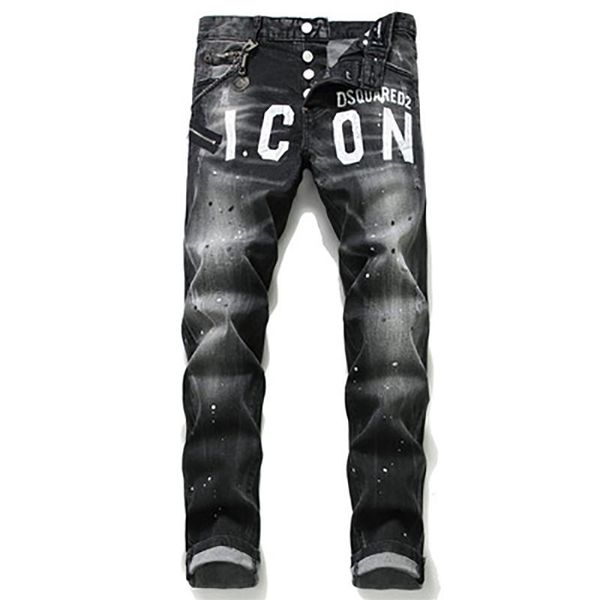 

selling jeans men's summer 100% cotton blue trousers latest sewing hole