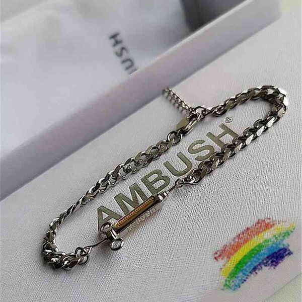 

bracelets men women 1 chain with original gift box cloth bag accessories, Silver