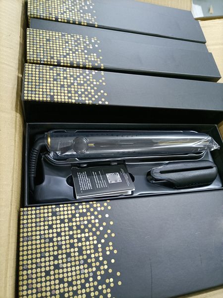 

v gold max hair straightener classic professional styler fast hair straighteners iron hairstyling tool high quality, Black