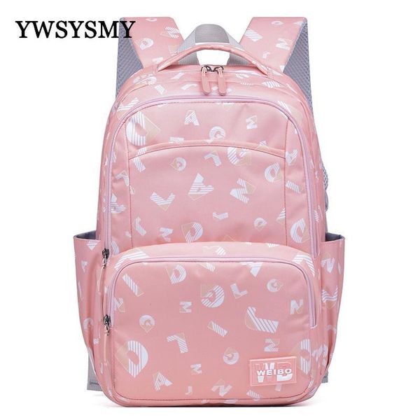 

nylon backpack women bags fashion print children school for girls lightweight outdoor travel kids rucksack