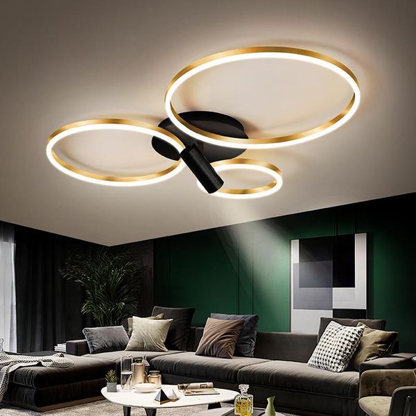 

ceiling lights modern led living room bedroom lustre de plafond moderne luminaire plafonnier gold lamp