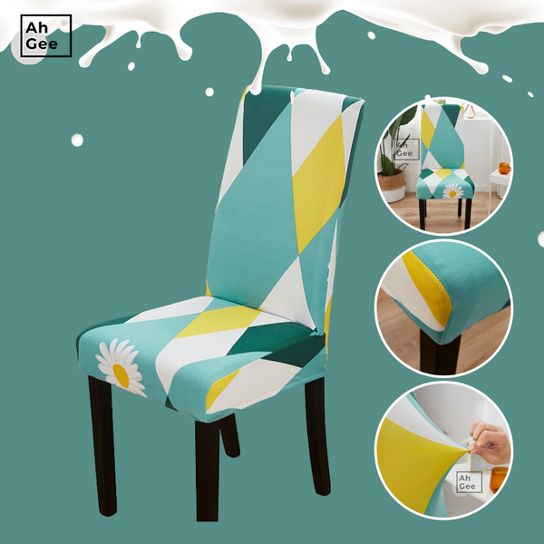 

chair covers desk milk silk fabric cover with back home chairs for kitchen solid color dining stretch furniture