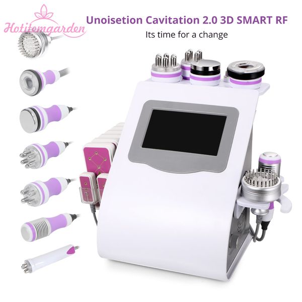 9 em 1 Multifuncional Portable Sculpting Machine Vaccitation Cavitação de Rádio Slimming Equipamento de Beleza para Corpo Face