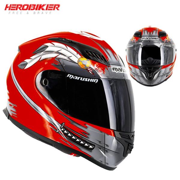 

motorcycle helmets helmet full face moto fiberglass scooter safety noise reduce professional racing dot certification