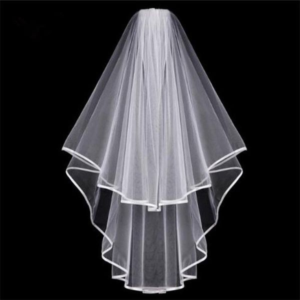 

bridal veils 2021 lace veil 60*80cm short wedding long section of soft, Black