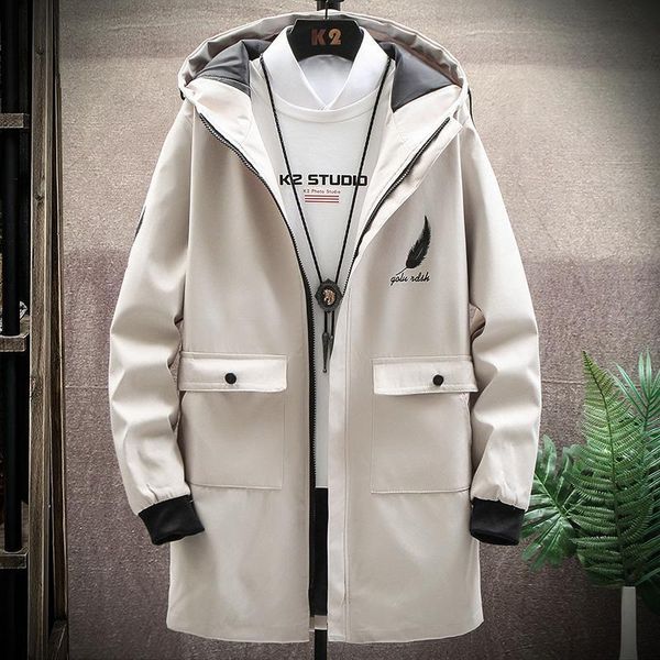 

mens fashion long jackets and coats men's windbreaker bomber jacket autumn men army cargo outdoors clothes casual streetwear, Black;brown