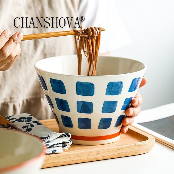 

ml ceramic home personality big soup bowls noodle bowl salad plate china porcelain g225