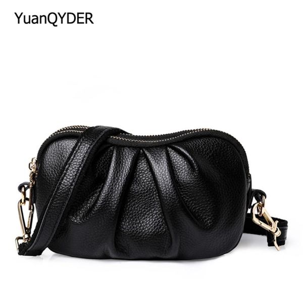 

evening bags multi-pocket design women's shoulder bag luxury designer women genuine leather messenger fashion ladies travel wallet sac