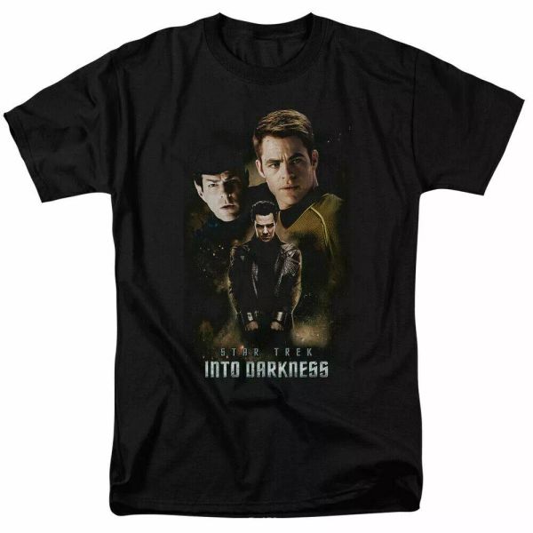 

star trek aftermath t shirt licensed sci-fi movie classic tee new black, White;black