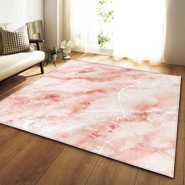 

carpets nordic modern marble 3d printing carpet living room bedroom area decorative kitchen bathroom non-slip washable floor mat