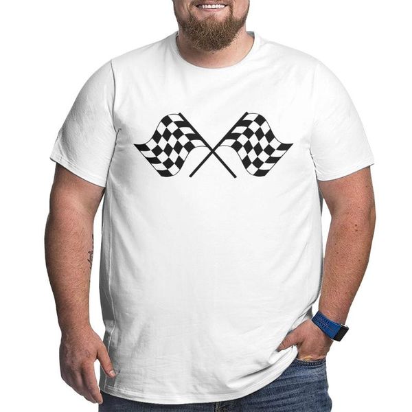 

men's t-shirts car race men plus size t shirts oversized t-shirt short sleeve breathable tee fathers large loose tees tx6350, White;black