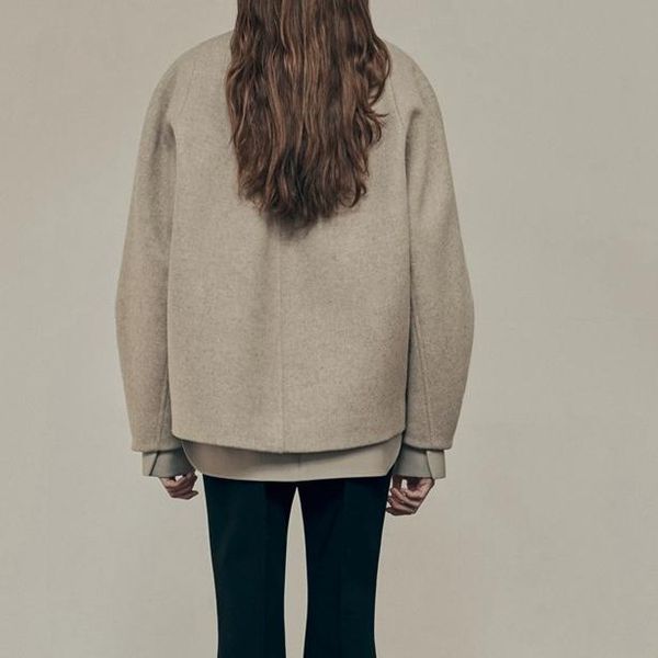 

women's wool & blends coat 2021 autumn and winter woolen women short no button small jacket, Black