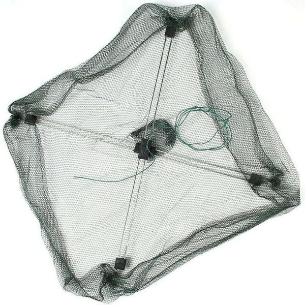 

portable folded fishing net baits mesh trap durable for shrimp minnow crayfish cnt 66 accessories