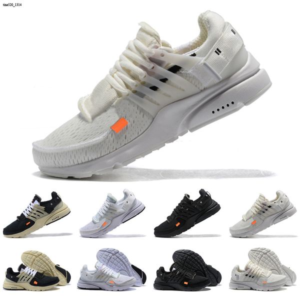 

casual shoes mens women 2022 ow prest ultra white black oreo outdoor sports trainers fashion sneakers 36-45