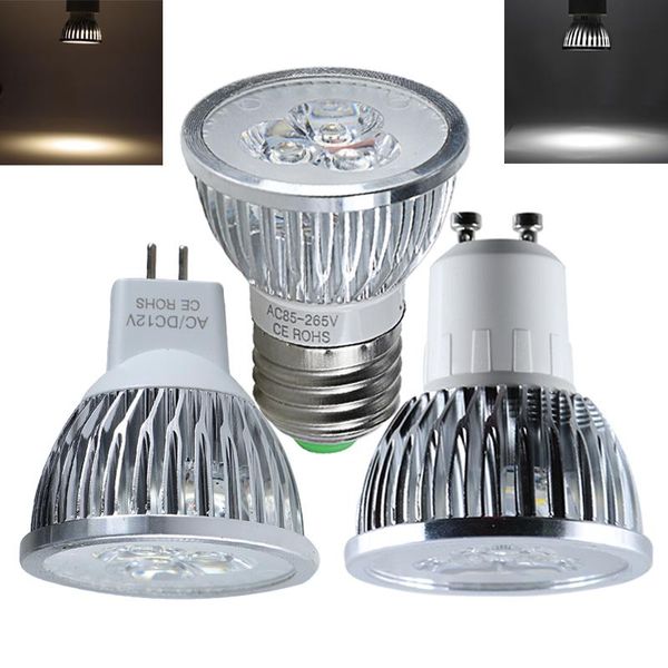 Lampada a LED 3W GU10 MR16 E27 E14 GU5.3 LED Spot Light Bulbs Spotlight Lampadina Lampadina
