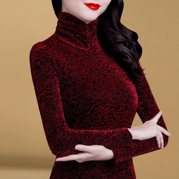 

turtleneck mesh spring, women shirt autumn winter ropa de mujer, White