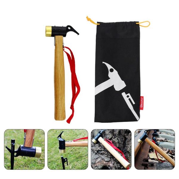 

cords, slings and webbing 1 set camping hammer durable outdoor nail practical