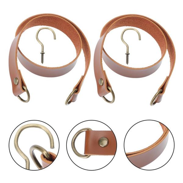 

curtain & drapes 2sets leather fixing buckles exquisite holders