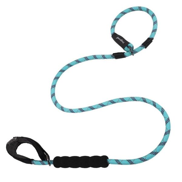 

dog collars & leashes reflective nylon training traction rope walking pet round